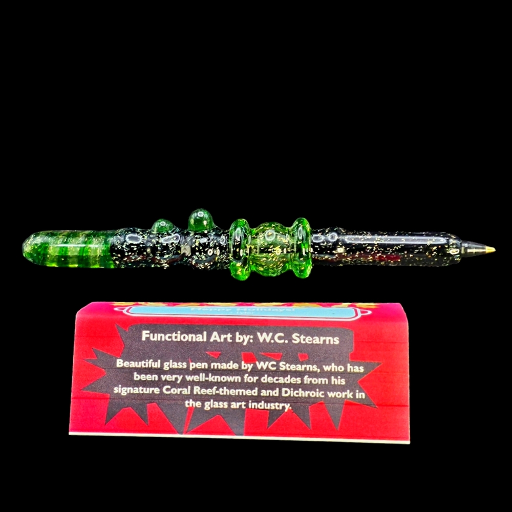 Dichroic Glass Pen by W.C Stearns